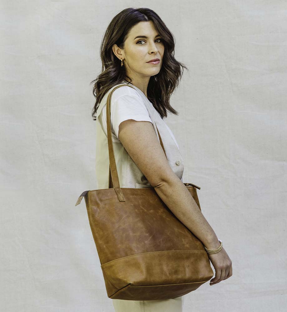 Large multi-colored tote bag